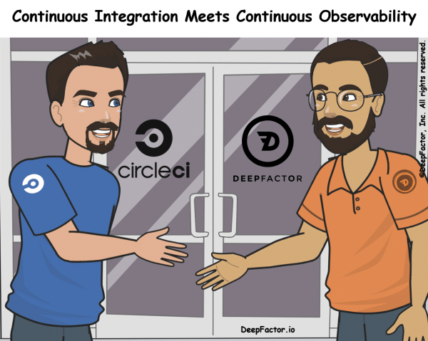 CircleCI Continuous Integration meets DeepFactor Continuous Observability